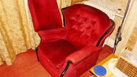 Photo of free red valor reclining chair (Ashford, Surrey) #1