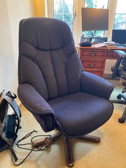 Photo of free Padded swivel chair (Ashtead) #1