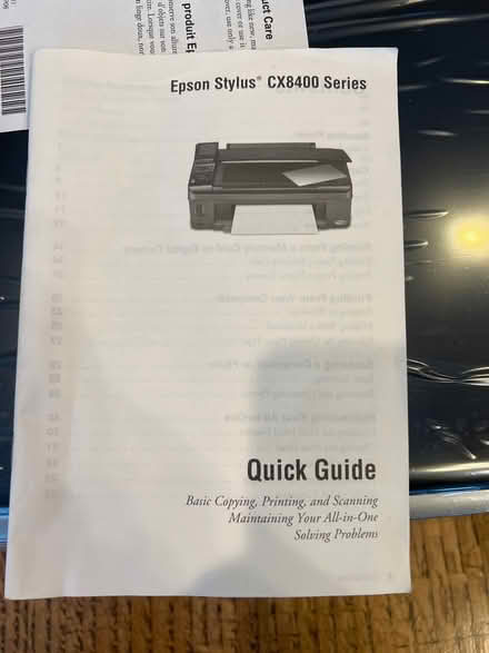 Photo of free Epson All in One CX8400 Brand New (Broomall 19008) #2