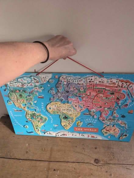 Photo of free Magnetic world map puzzle (HR1) #3