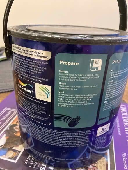 Photo of free Dulux bathroom paint (1/4 tin) (Edinburgh EH5) #2
