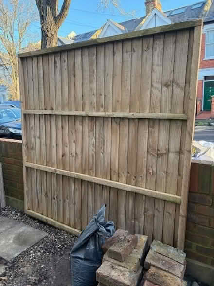 Photo of free Wooden fence panel (Chiswick W4) #1