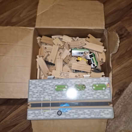 Photo of free Kids wooden train set (Stillorgan/Kilmacud) #1