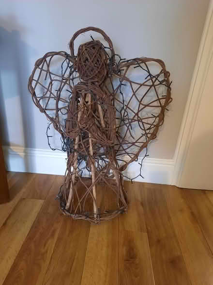 Photo of free Wicker Xmas Angel (Mossley Hill L18) #1