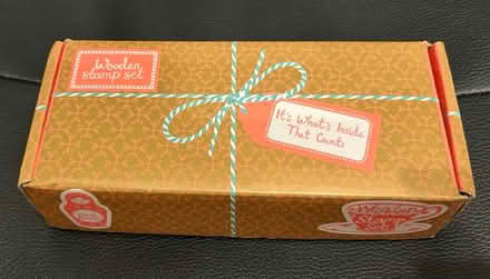 Photo of free Wooden stamp set (Halewood L26) #1