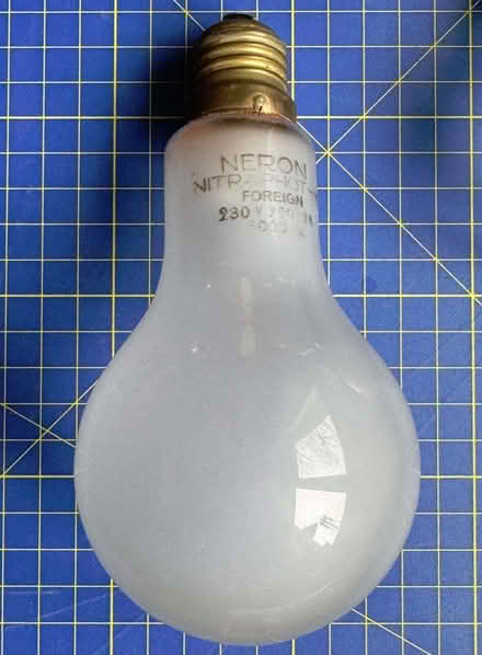 Photo of free Vintage Neron Nitraphot Photoflood, 230 volt, 3,000 lumen (Chaddesden DE21) #1