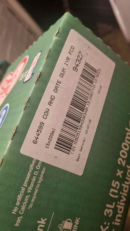 Photo of free Cow & Gate 3 Toddler Milk (Reigate RH2) #2