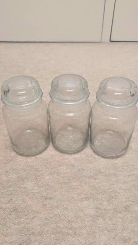 Photo of free 3 X large Yankee candle jars (Desford LE9) #1