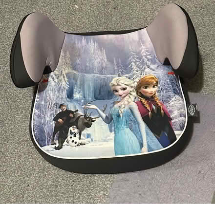 Photo of free Car booster seat with frozen pic (Telford) #1