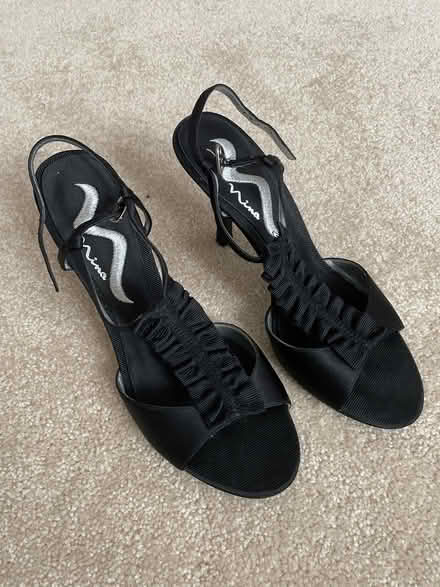 Photo of free Black ladies dress shoes size 38 (Bayshore) #1