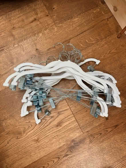 Photo of free 14x Felt Clothes Hangers with Clips (Chiswick W4) #1