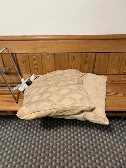 Photo of free Big floppy brown cushions (West Ealing) #2