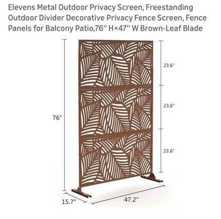 Photo of free Freestanding outdoor privacy screen (34683) #2