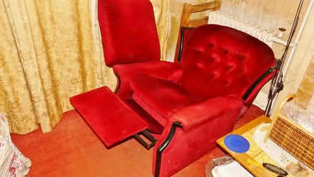 Photo of free red valor reclining chair (Ashford, Surrey) #2