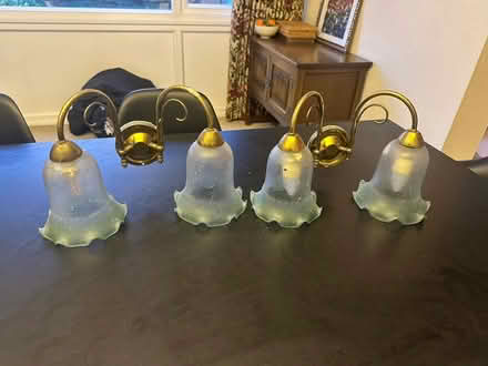 Photo of free Glass wall light fixtures (South Woodford) #1