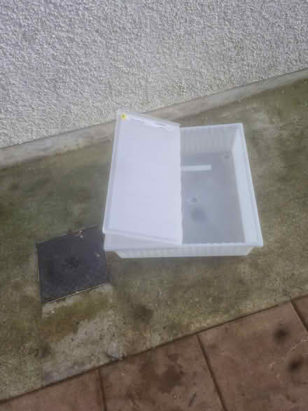 Photo of free Plastic storage container (Swords) #2