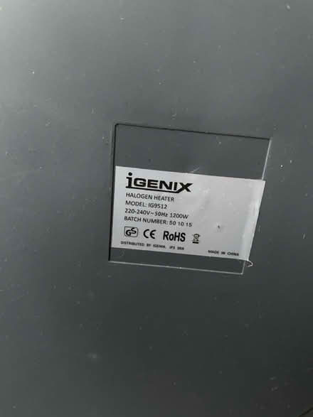 Photo of free Halogen heater (Sevenoaks) #2