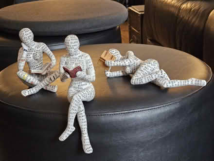 Photo of free Reading Woman Figurine Statues (S. Mary Ave, Sunnyvale) #2