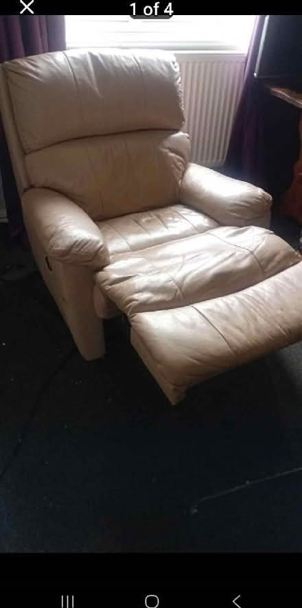 Photo of free Electric recliner and foot rest chair (Whitehill GU35) #1