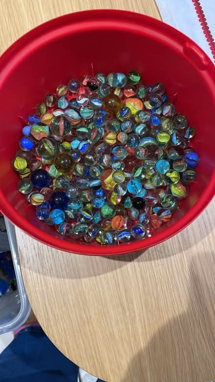 Photo of free 200 mixed marbles (Poole, Baiter, BH15) #1