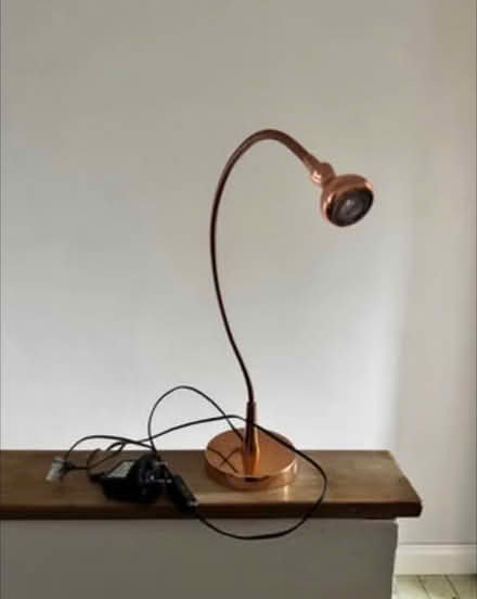 Photo of free Lamp - Rose gold bedside table (Warners End HP1) #2