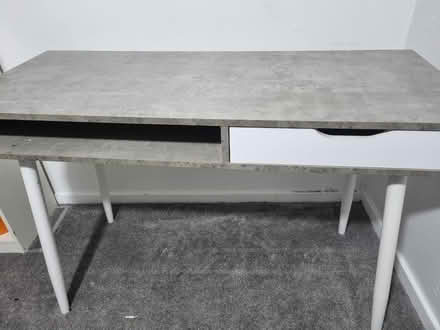Photo of free Wooden desk with draw (Welwyn Garden City AL8) #3