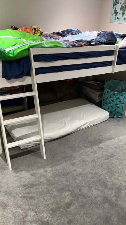Photo of free White mid sleeper with slide (Halifax) #1
