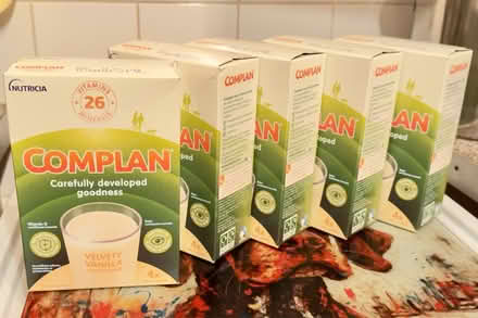 Photo of free 5 sealed boxes vanilla Complan (Bassingbourn, SG8) #1