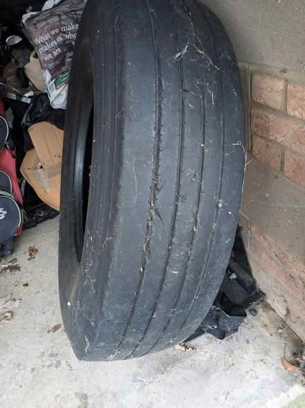 Photo of free rubber tire (Whetstone N20) #1
