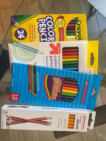 Photo of free Colored pencils and plain pencils (DC side of Warrenton) #1
