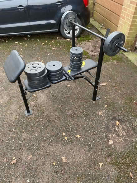 Photo of free Bench and weights (Aldershot) #1