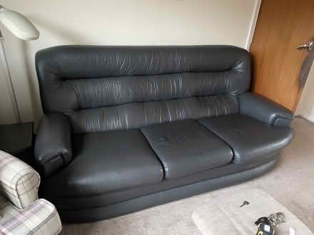 Photo of free Leather sofa (Neath SA11) #1