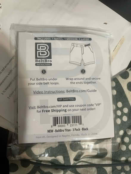 Photo of free Beltbro Pack (Adam’s Point, Oakland) #1