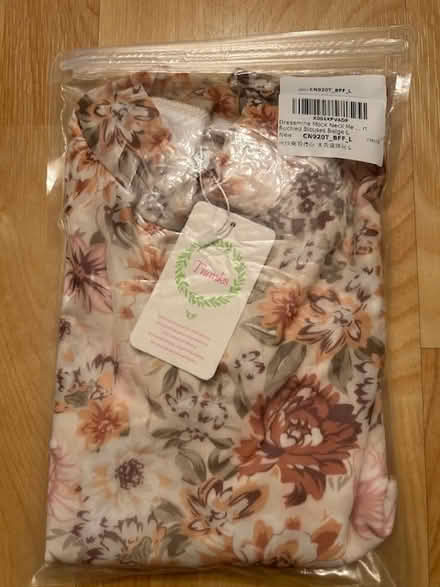 Photo of free Women's Floral Mesh Tank Top sz. L (Saratoga Mtns) #1