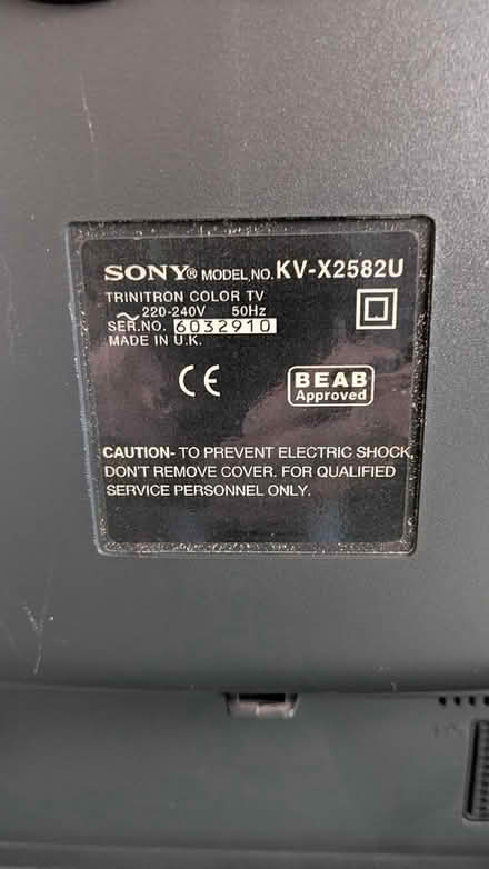 Photo of free Sony Trinitron 24 inch colour TV (Bollington SK10) #3