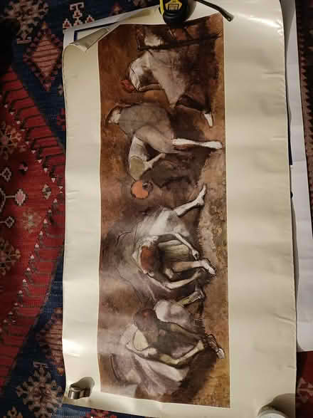 Photo of free Print of Degas pastel drawing (East Finchley N2) #1