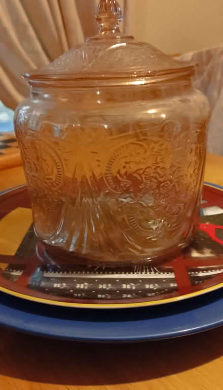 Photo of free Storage jar and plates (Dublin 4, Grand Canal Street) #1