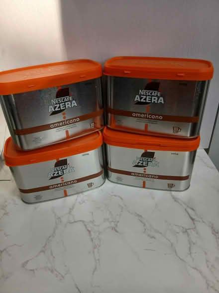 Photo of free 4 Empty Coffee Tins (Salford M6) #1