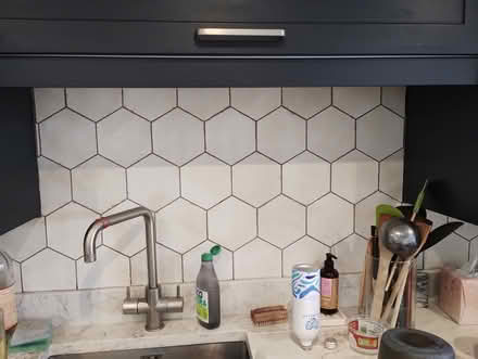 Photo of free Kitchen tiles - hexagonal white (Walcot) #1