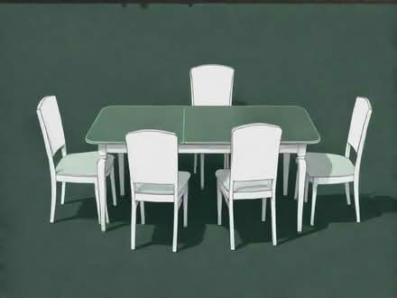 Photo of Dining table woth 4 chairs (Netherton ML2) #1