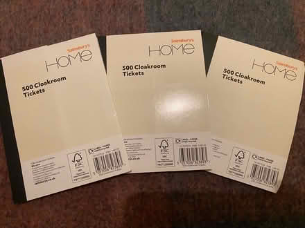 Photo of free Raffle / Cloakroom Tickets (PO22 Felpham) #1