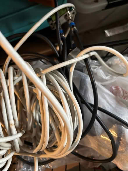 Photo of free Coax cables and dplitter (Mitty High area) #1