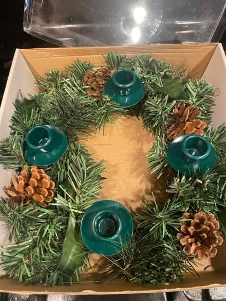 Photo of free Advent wreath and candles (Malden Center) #1