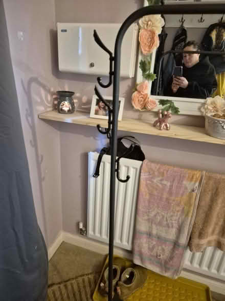 Photo of free Black hanging rail (RG2 Shinfield) #3