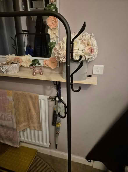 Photo of free Black hanging rail (RG2 Shinfield) #2