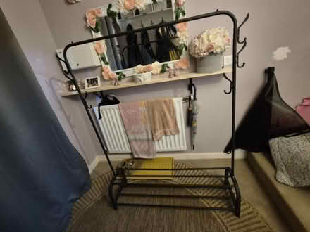 Photo of free Black hanging rail (RG2 Shinfield) #1