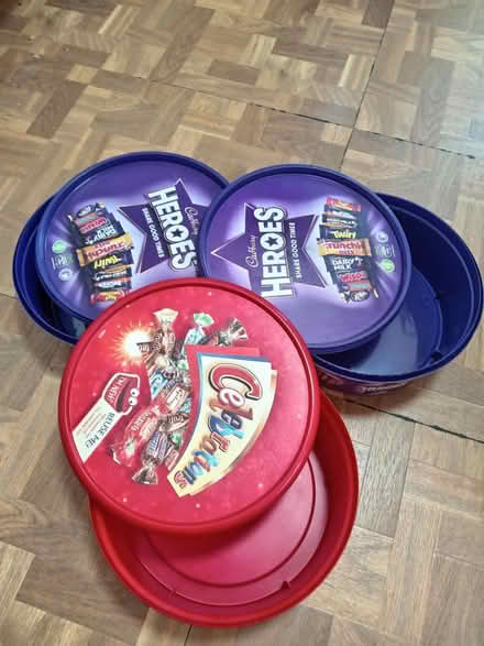 Photo of free 3 empty sweet rubs + lids (Lightwater GU18) #2