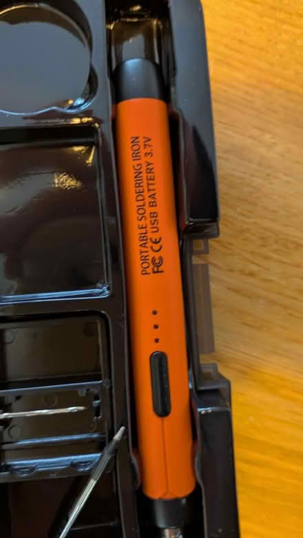 Photo of free Temu USB chargeable soldering iron (BA5 Wells) #2