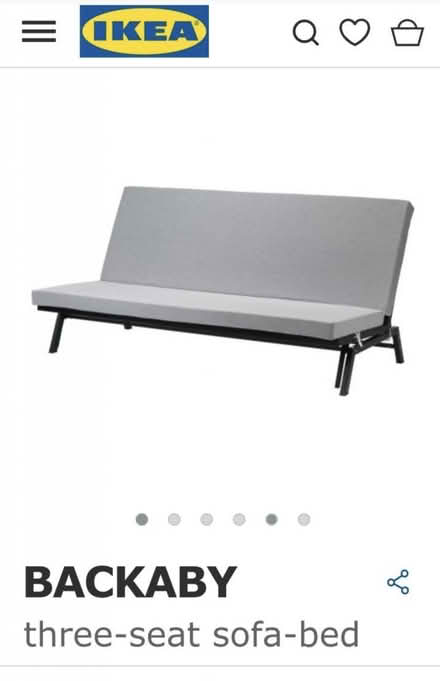 Photo of free IKEA Backaby Futon Sofa Bed (Bicester East OX26 4JH) #2