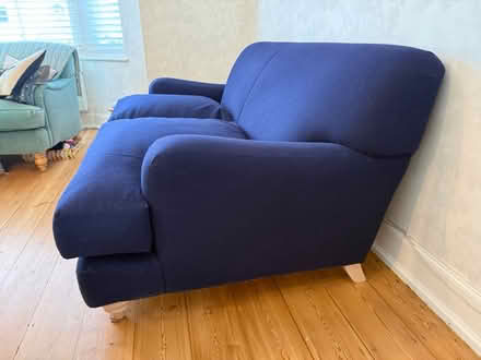 Photo of free Heals 3 Seater Sofa, Wool, Navy (Epsom) #4